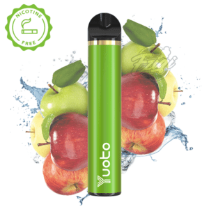 YUOTO 1500 NICOTINE FREE - TWO APPLE