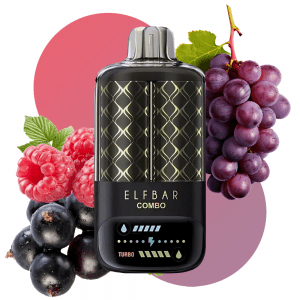 ELF BAR COMBO 25000 - BLACKCURRANT RASPBERRY & GRAPE