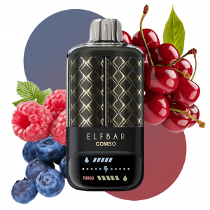 ELF BAR COMBO 25000 - BLUEBERRY SOUR RASPBERRY & CHERRY