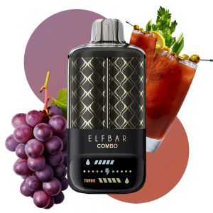 ELF BAR COMBO 25000 - GRAPE & MARY DRINK