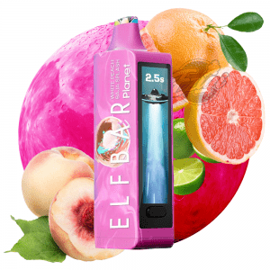 ELF BAR PLANET - WHITE PEACH BAJA SPLASH