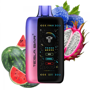TESLA BAR XT40000 - BLUE RAZZ WATERMELON DRAGONFRUIT