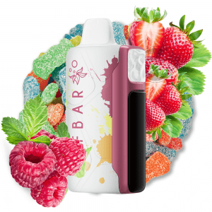 ELF BAR SOUR KING - RED RASPBERRY STRAWBERRY