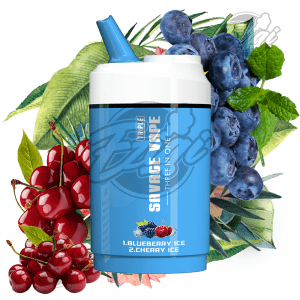 SAVAGE TRIPLE - BLUEBERRY ICE & CHERRY ICE