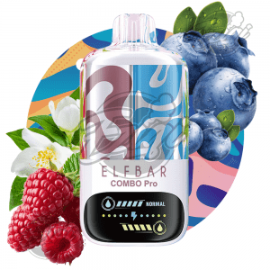 ELF BAR COMBO PRO - JASMINE RASPBERRY & BLUEBERRY ICE