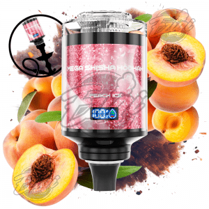 JNR MEGA SHISHA HOOKAH - PEACH ICE