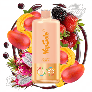 VAPSOLO TRIPLE - PEACH ICE & DRAGONFRUIT ICE & MIX FRUIT