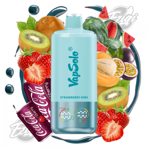 VAPSOLO TRIPLE - STRAWBERRY KIWI & LOVE66 & CHERRY COLA