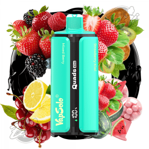 VAPSOLO QUADS - MIXED BERRY & CHERRY LEMON & STRAWBERRY KIWI & STRAWBERRY WATERMELON BUBBLEGUM