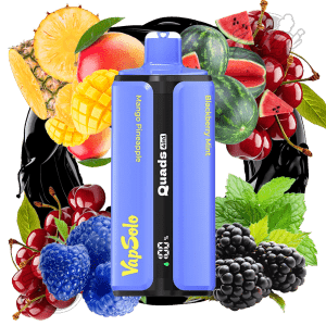 VAPSOLO QUADS - MANGO PINEAPPLE & BLUE RAZZ CHERRY & WATERMELON CHERRY & BLACKBERRY MINT