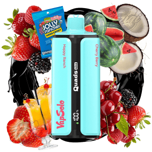 VAPSOLO QUADS - HAPPY RANCH & SEX ON THE BEACH & WATERMELON COCONUT & CHERRY BERRY