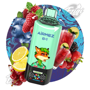 AIRMEZ FOX 6 IN 1 - LOVE66 & BERRY LEMONADE & FIZZY CHERRY