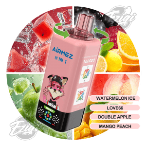 AIRMEZ FOX 8 IN 1 - WATERMELON ICE & LOVE66 & DOUBLE APPLE & MANGO PEACH