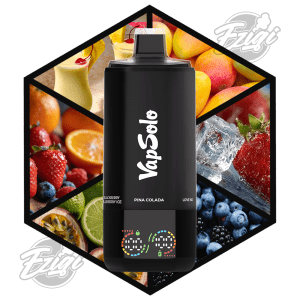 VAPSOLO SIXER - PINA COLADA & LOVE 66 & LIME PASSION FRUIT & MONSTER MANGO & STRAWBERRY ICE & BLACKBERRY BLUEBERRY ICE