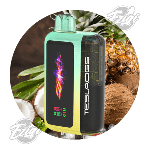 TESLA BAR XS60000 - PINEAPPLE COCONUT ICE